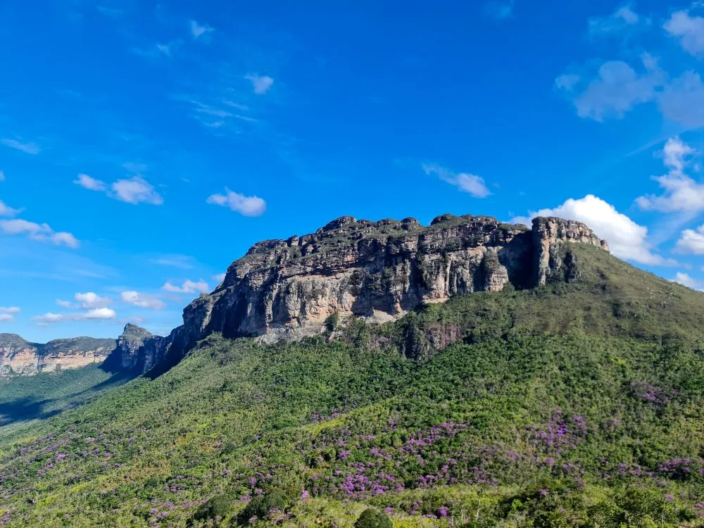 Mountain landscape inside Chapada Diamantina National Park in Bahia, Brazil — among the safest tourist areas in the country with risk concentrated in wilderness rather than crime.
